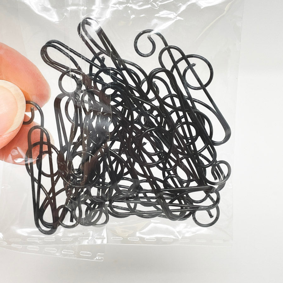 Black Decorative Paper Clip Bundle