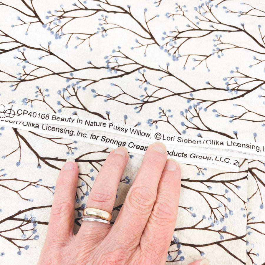 1.75 Yds x 42" Beauty in Nature Willow Tree Cotton Fabric