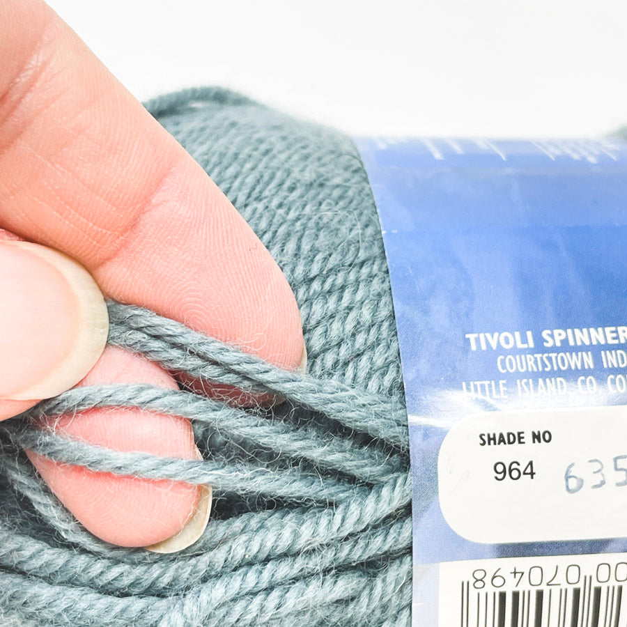 Tivoli New Celtic Aran Superwash 635 Wool Yarn Bundle - Stone Blue