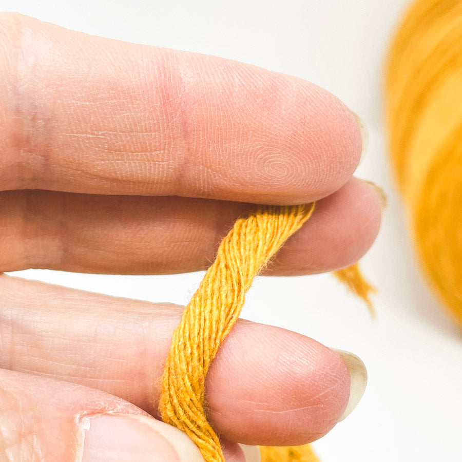 Cotton Macrame Cord - Mustard Yellow (1)