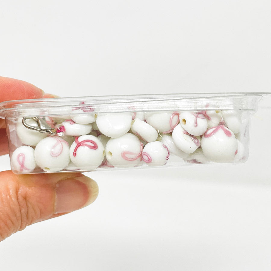 Cancer Ribbon Mix Bead Pack