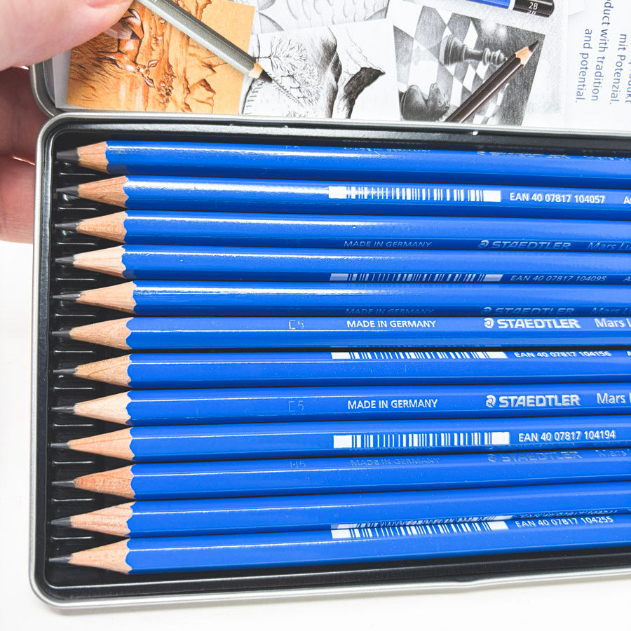 NEW// Mars Lumograph Drawing Pencil - Medium Degree - Set of 12