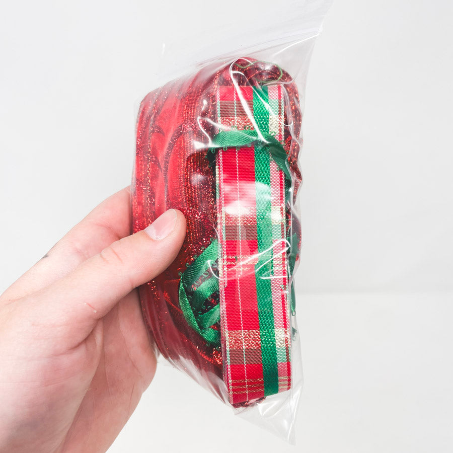 Christmas Color Ribbon Remnant Bundle