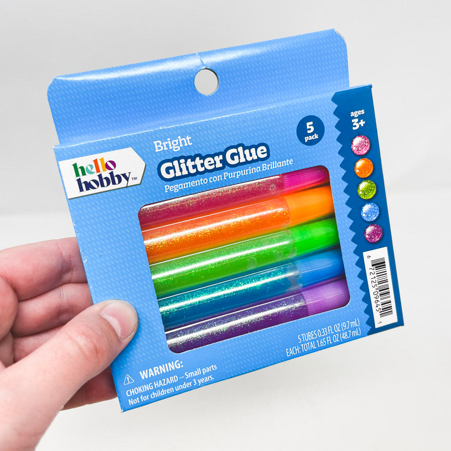 Hello Hobby Bright Glitter Glue Pens