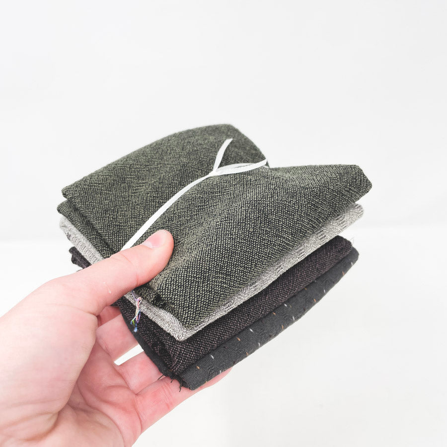 Textured Grays – Little Bits Small Fabric Stack