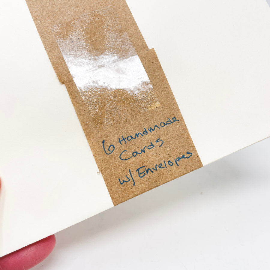 Six Handmade Sprinkling Cards
