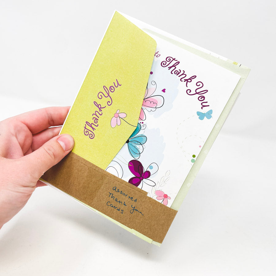 Assorted Thank You Cards and Envelopes