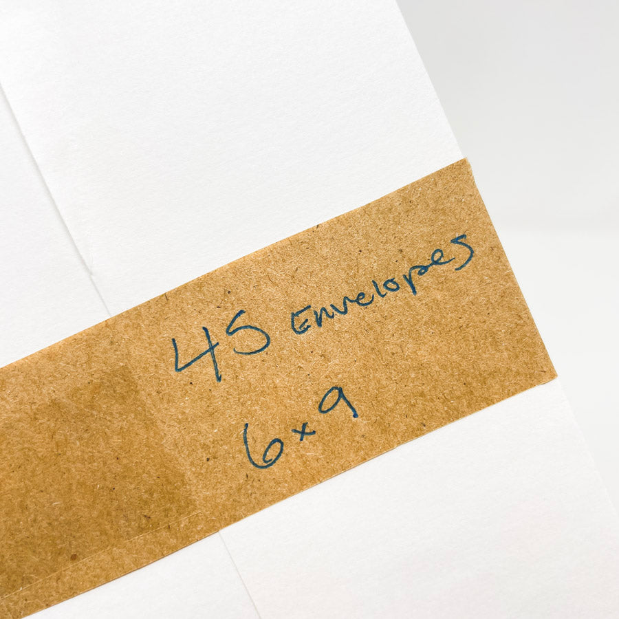 White 6"x9" Envelopes - 45 ct