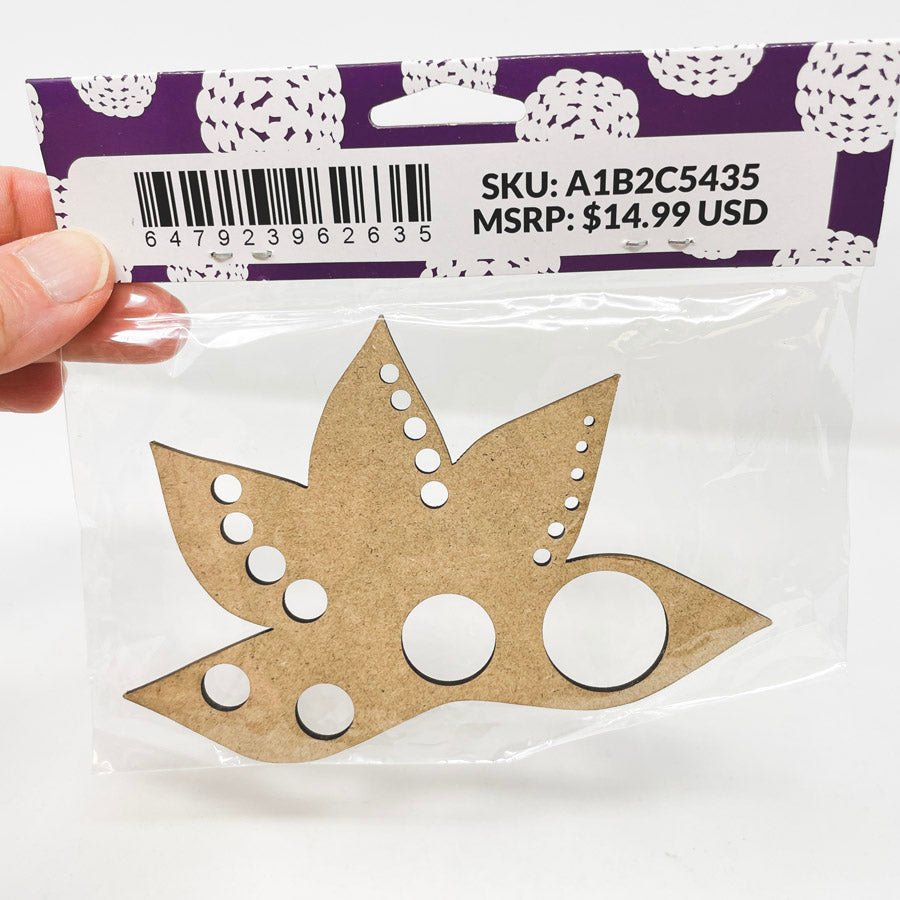 Lotus Flower Knitting Needle Gauge