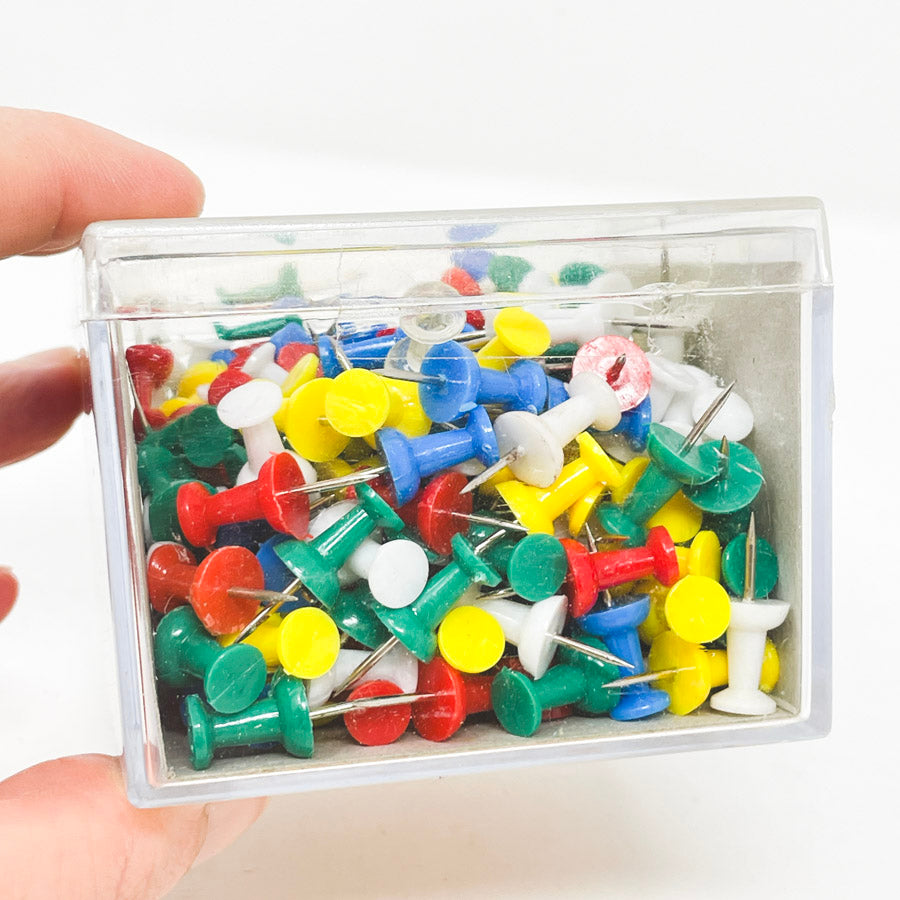 Office Max Multicolor Push Pins