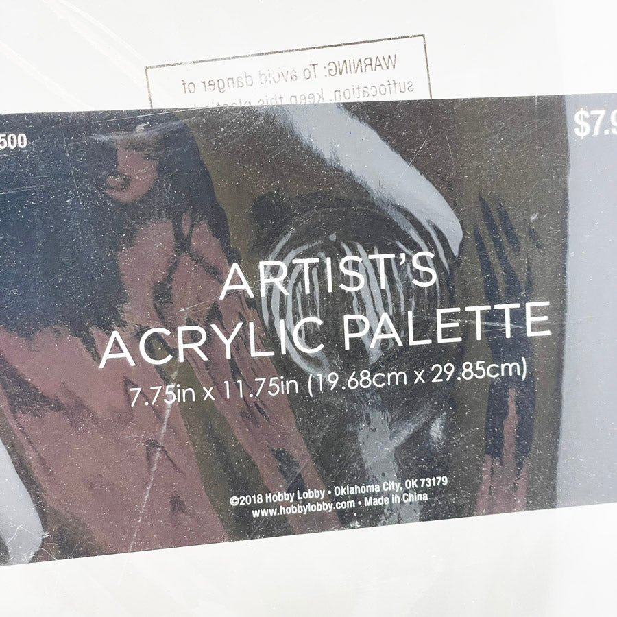 Artist's Acrylic Palette