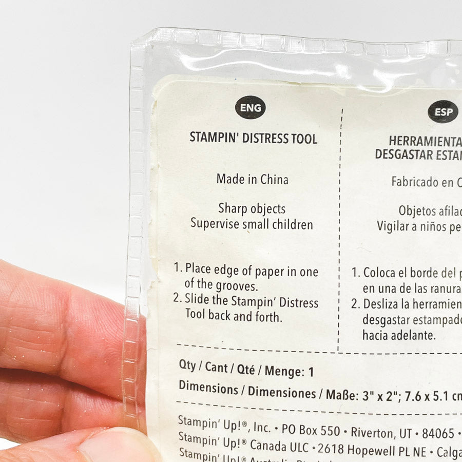 Stampin Up Distress Tool