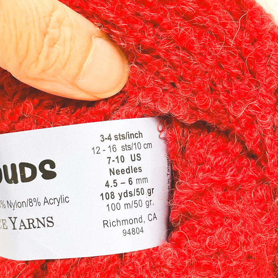 Inca Clouds Red Yarn - 805