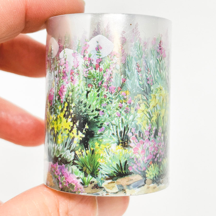 Wildflower Scenery Transparent Washi Tape (1)