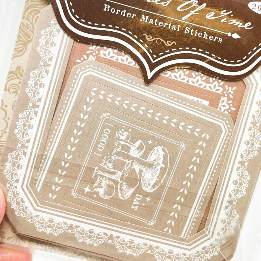 Memories of Time Border Material Sticker Pack