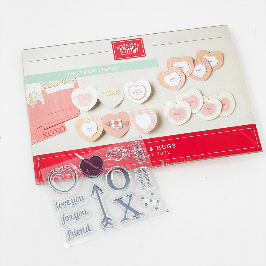 Kisses & Hugs - Partial Paper Pumpkin Kit - January 2022