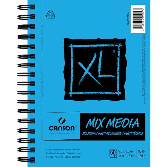 NEW // Canson XL Mix Media Pad 5.5" x 8.5"