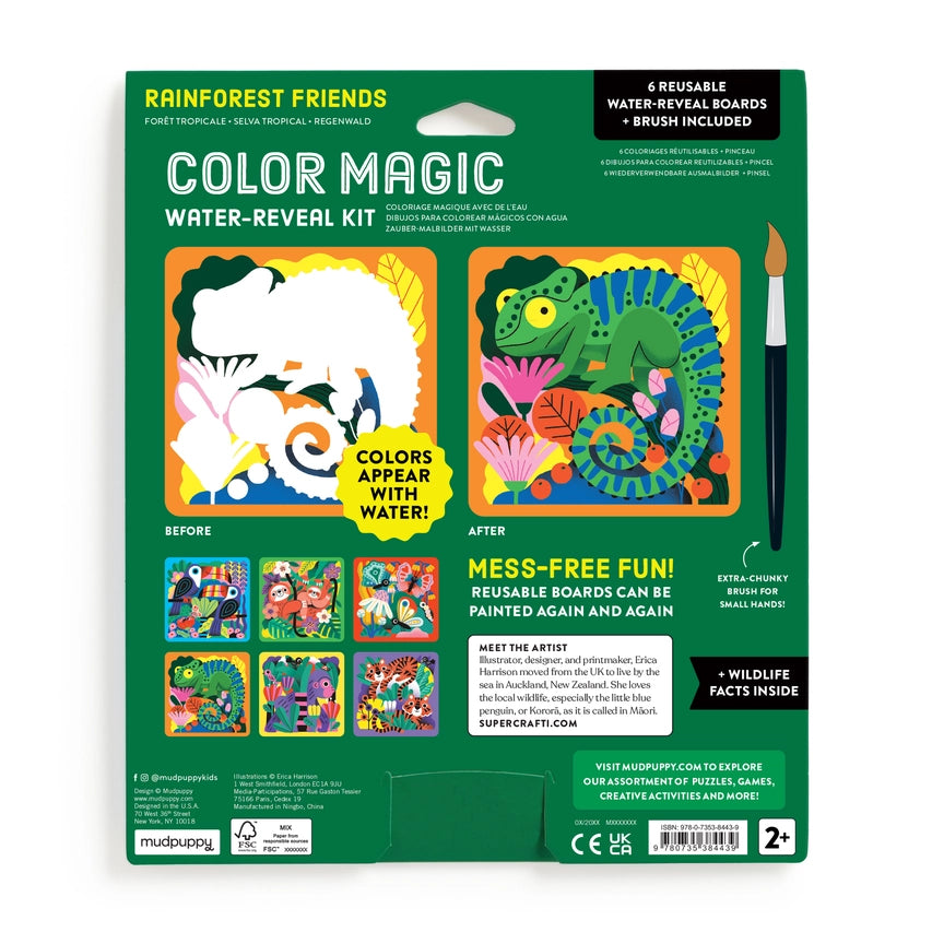 NEW // Color Magic Water-Reveal Kits by Mudpuppy