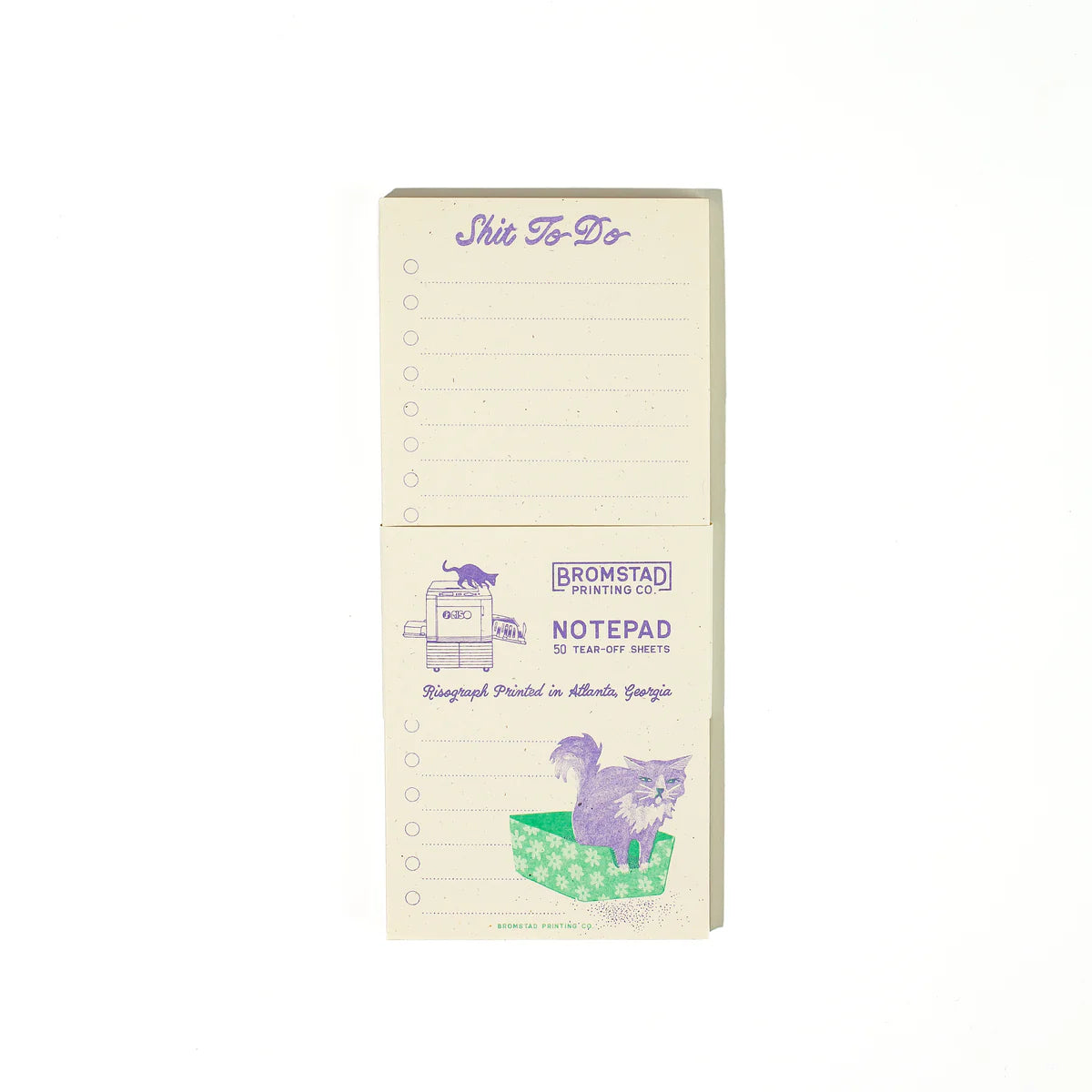 NEW // Shit to Do Risograph Notepad