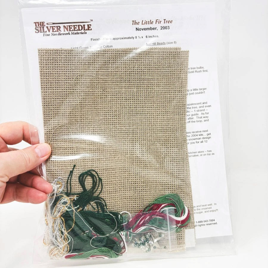 The Little Fir Tree - Cross Stitch Kit by The Silver Needle