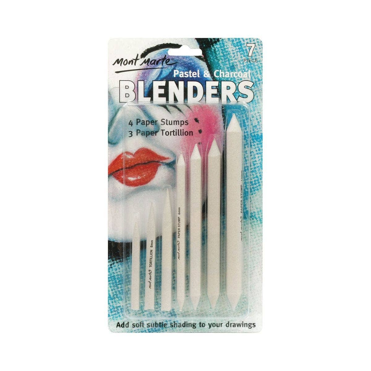 NEW // Pastel & Charcoal Blenders 7pc