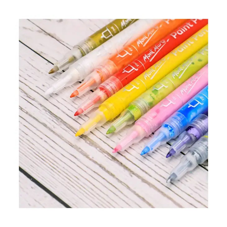 NEW // Acrylic Paint Pens Fine Tip 1mm (12)