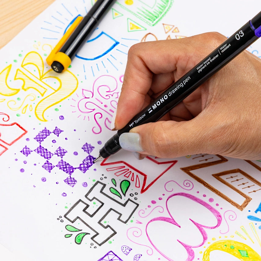 NEW// Tombow Mono Drawing Pen Colors, 8-Pack