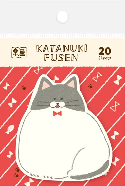 NEW // Tuxedo Sticky Notes - Die Cut Katanuki Fusen Series