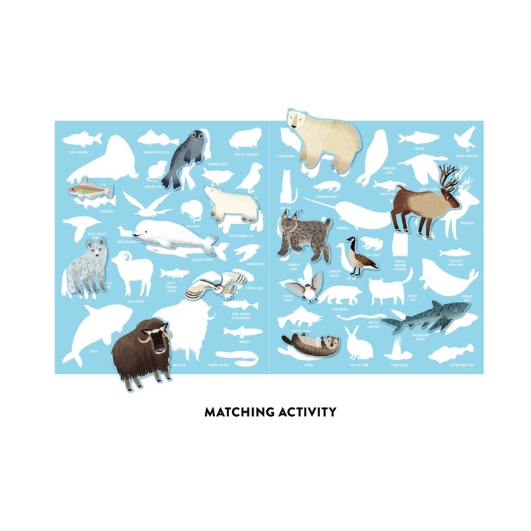 NEW // Arctic Life Sticker Play Reusable Activity Set by Mudpuppy