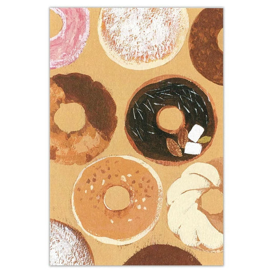 NEW // Doughnuts Postcard by Yuki Sugar