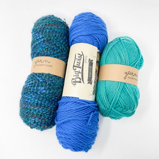 Ocean Blue Yarn Bundle