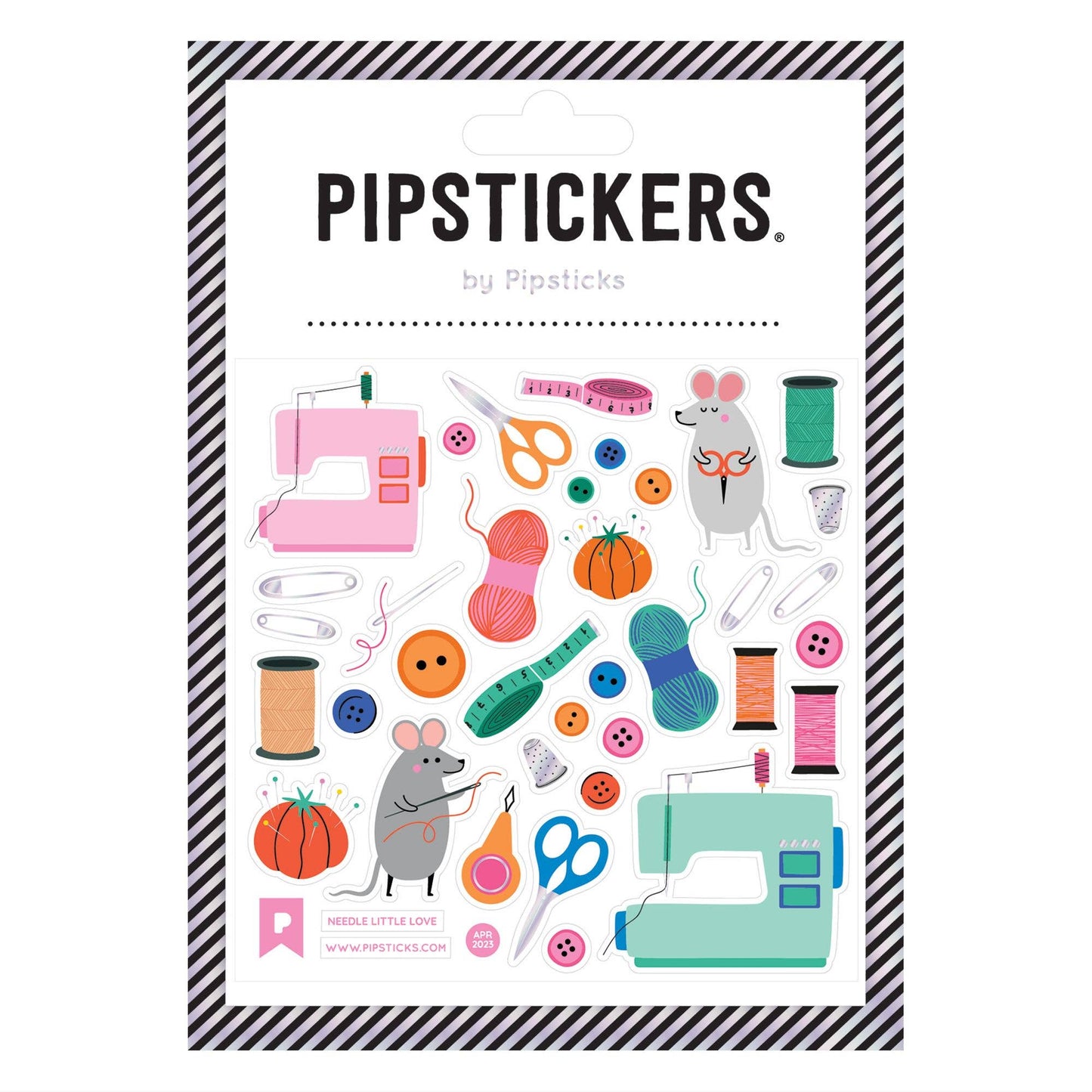 NEW // Needle Little Love Stickers by Pipsticks