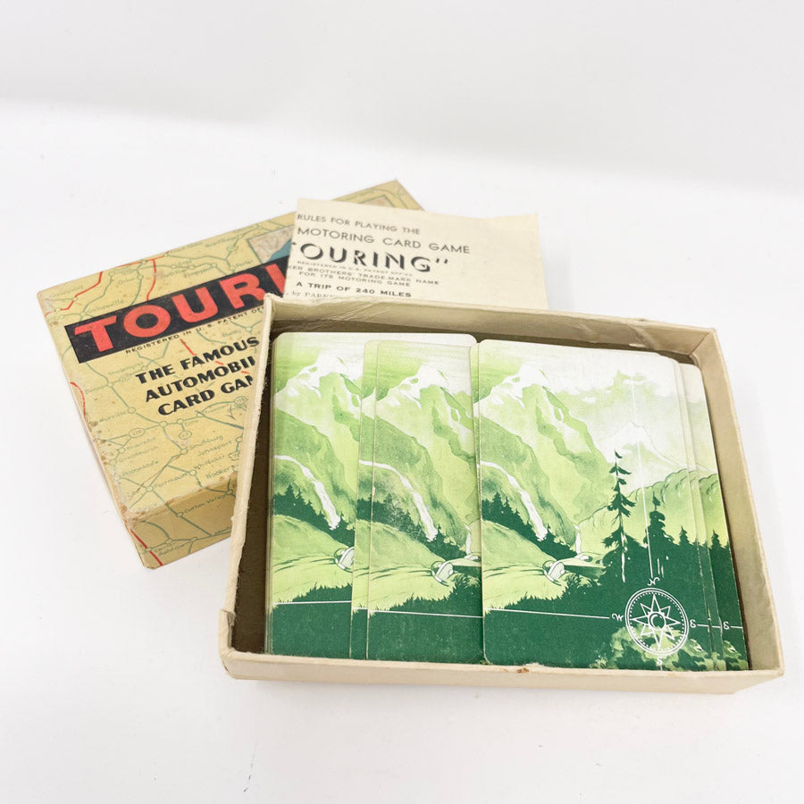 Vintage Touring Card Game by Parker Bros. - 1947