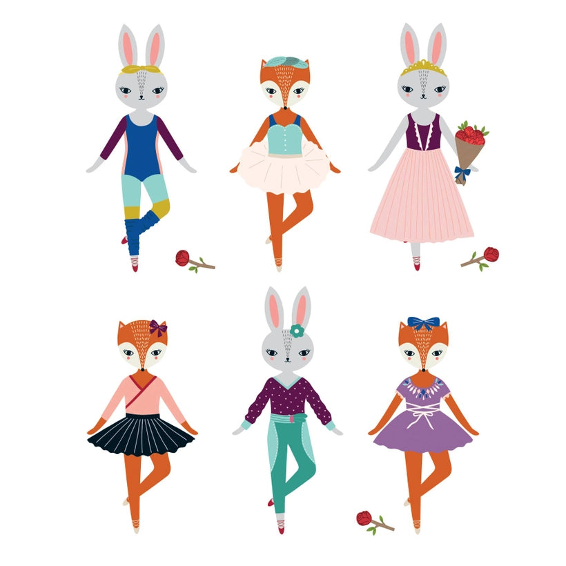 NEW // Woodland Ballet Magnetic Dress-Up Play Set