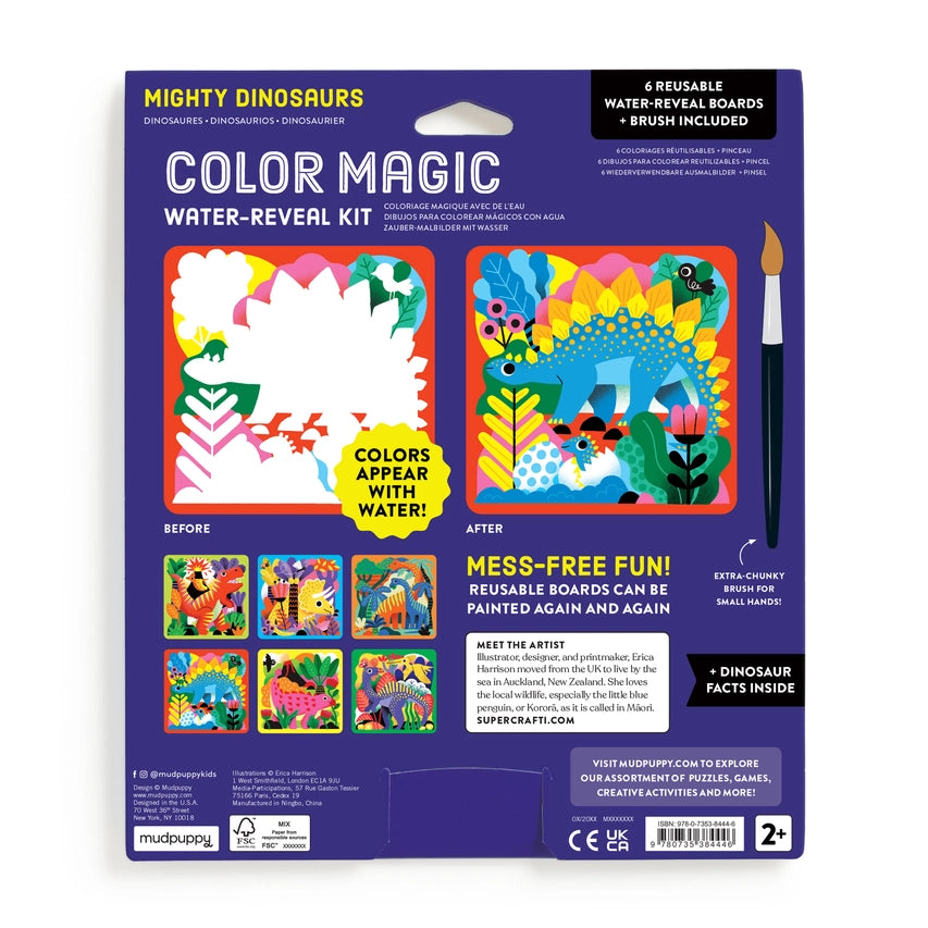 NEW // Color Magic Water-Reveal Kits by Mudpuppy
