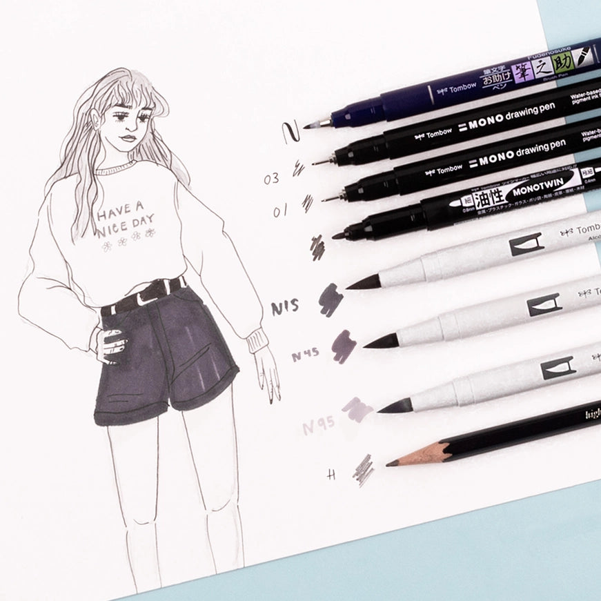 NEW // Tombow Illustration Set