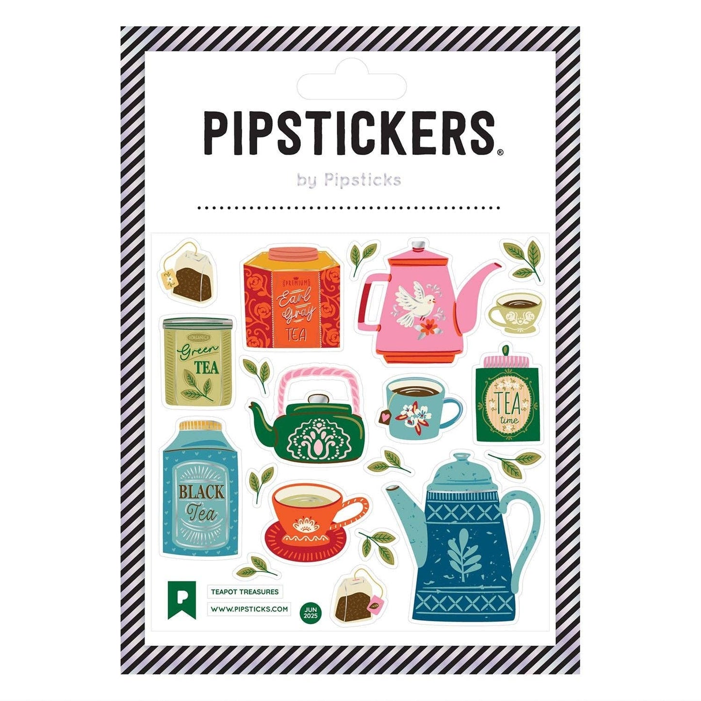 NEW // Teapot Treasures Stickers by Pipsticks