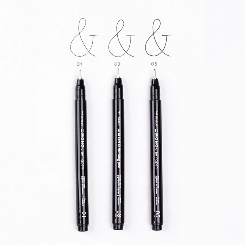 NEW// Tombow 3 Pack of MONO Drawing Pens
