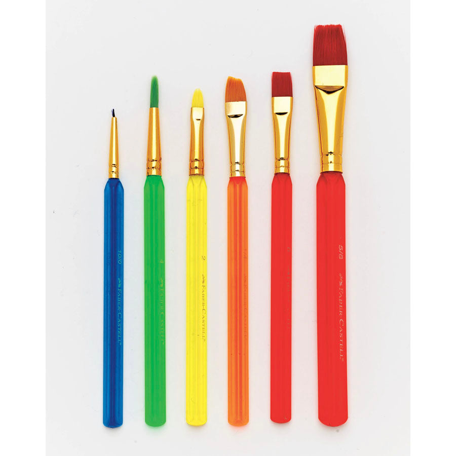 NEW // Faber-Castell Triangular Paintbrushes (6)