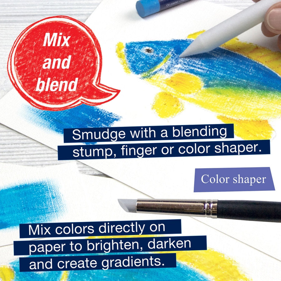 NEW // Faber-Castell Oil Pastel Crayons - Box of 12
