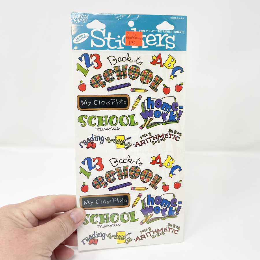 Frances Scrapbook Stickers - Pick a Design