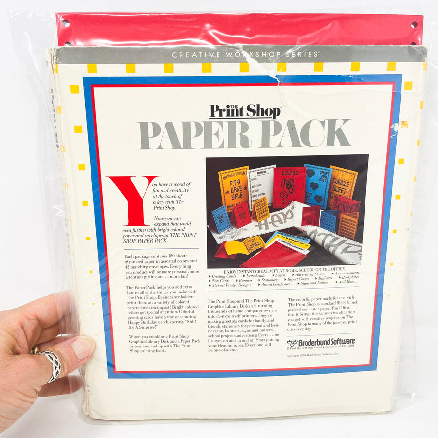 The Print Shop Pinfeed Paper and Envelopes