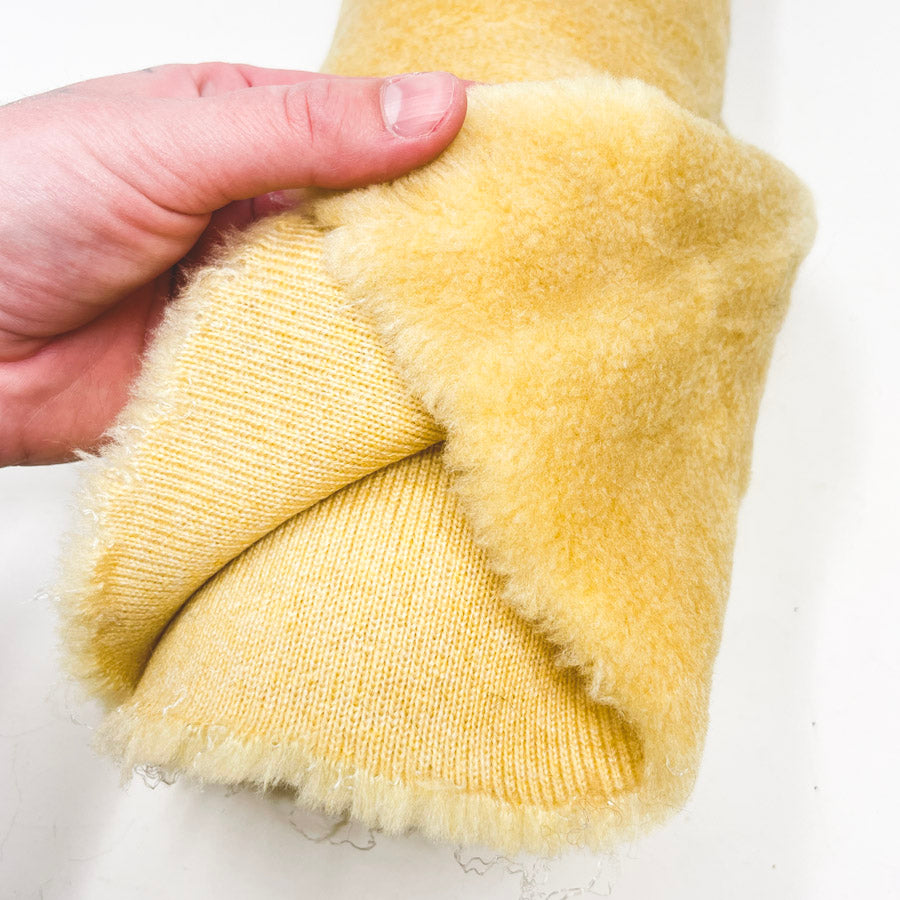 17" x 60" Tan Faux Fur