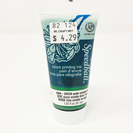 Speedball Block Printing Ink - Green 3404
