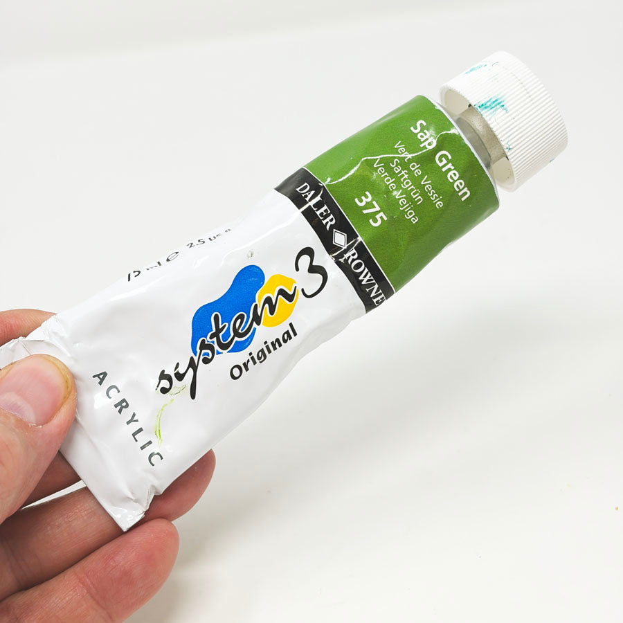 Sap Green - Daler Rowney Acrylic Paint