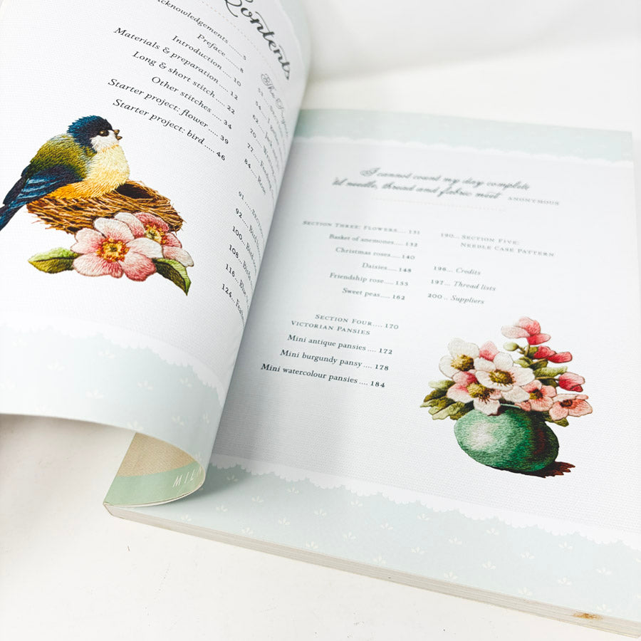Miniature Needle Painting Book by Trish Burr