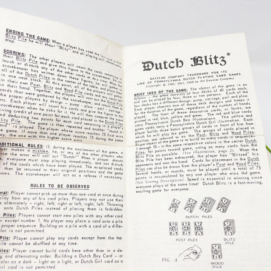 1970s Dutch Blitz Game