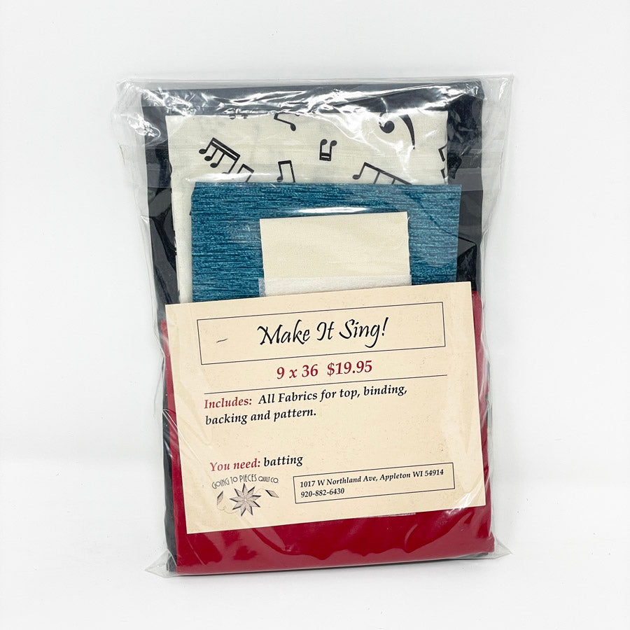 Going to Pieces Quilt Co "Make it Sing" Quilt Kit