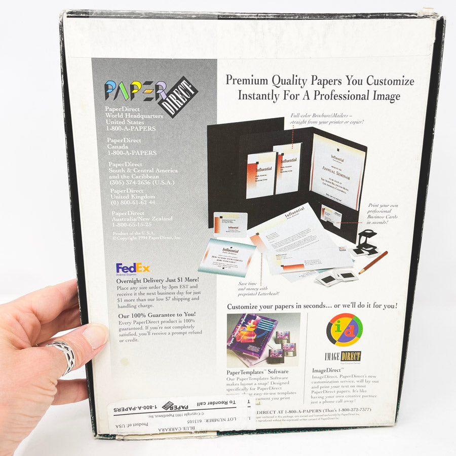 PaperDirect Blue Marble Edge Presentation Pack