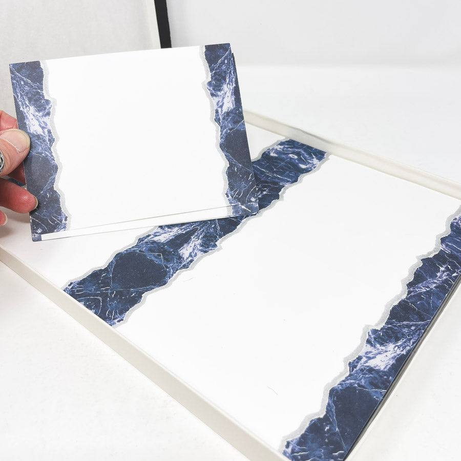 PaperDirect Blue Marble Edge Presentation Pack